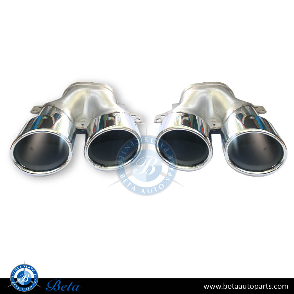 Exhaust Tips AMG C43 Silver Color for Mercedes C Class W205 2015-up models, Part Number 1724902100/1724902200 Exhaust Tips AMG C43 Silver Color for Mercedes C Class W205 2015-up models, Part Number 1724902100/1724902200